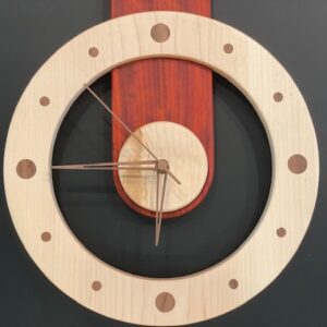 Padauk Wall Art/Clock